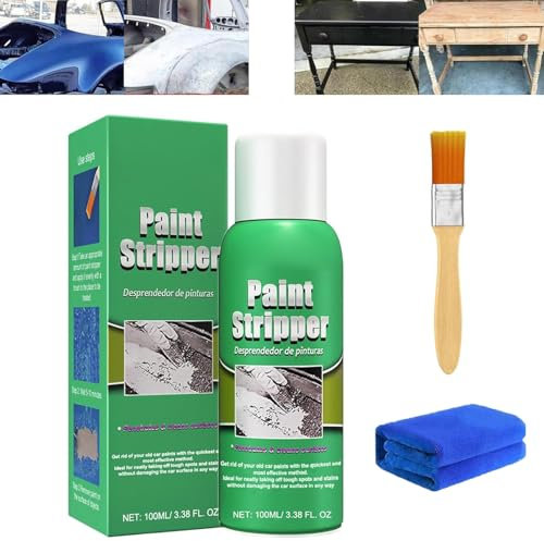 100 ml, sverniciatore efficiente, agente di rimozione della vernice per ruote auto, rimozione vernice ad alta efficienza per superfici metalliche, rimozione vernice forte per legno, metallo, muratura,