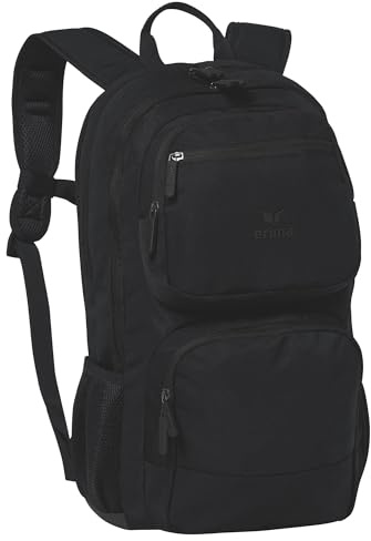 Erima Unisex TRAVEL LINE Laptop ryggsäck (7232501) svart,