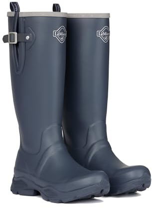 LeMieux Ultra Stride Wellington Boots - Womens - Cushioned Insole - Waterproof - Navy UK6