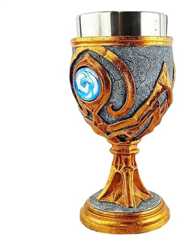 Verres à vin médiévaux vintage – Verre à vin mignon | Tasse gothique en métal | Verres à vin | Récipient à boire en acier inoxydable pour un usage quotidien, la fête des pères, un mariage et un