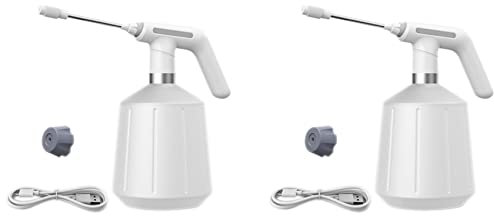 Eioeeklop 2X Botella de de Planta Eléctrica de 2,5L, Atomizador de Riego Automático, Rociador de Desinfección Eléctrico USB, Máquina de Riego Manual,