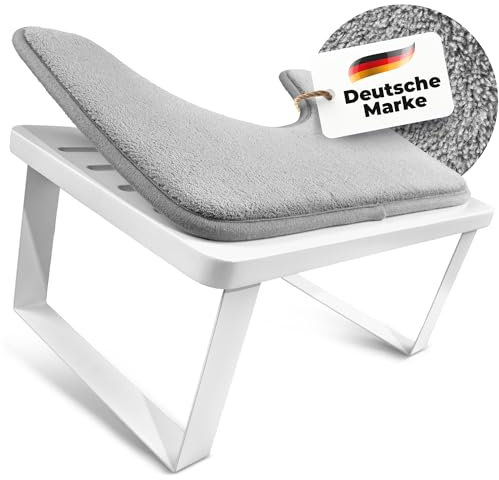 Toilettenhocker [mit Wärmematte] - Ergonomischer 35° Klohocker für Erwachsene, Badezimmerhocker für besseren Stuhlgang | WC Squatty Potty, Toiletten Hocker | Kultas