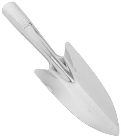HONITANO Cazzuola Manuale in Acciaio Inox Attrezzo Da Giardino Per Piantare e Scavare Pala Portatile Per Balcone Patio Diserbare e Arieggiare Piccolo Giardinaggio