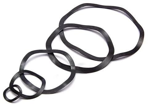 Arandela ondulada de acero, cuña corrugada elástica con resorte Arandela ondulada de siete crestas, arandela elástica ondulada de alta resistencia Arandelas de seguridad(128 * 138 (20 pieces))