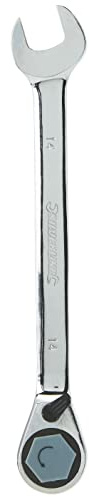 Silverline 630925 Llave Combinada con Carraca Reversible, 14 mm