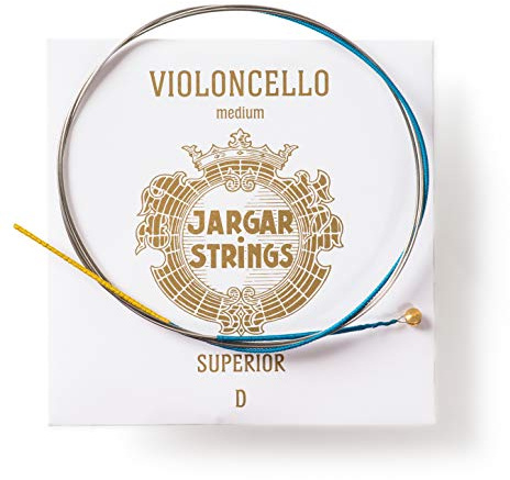 JARGAR Ce-DSM Cello Superior D-Saite, medium (1,01 mm) för cello Blå // blå Medium/standard