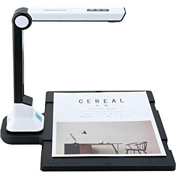 Document Camera Scanner, BK50 Portable 10 Mega Pixel High Definition Book Scanner Capture Format A4 Document Camera for File Recognition Scanner
