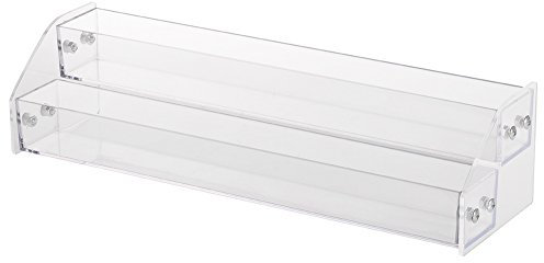 ANGGREK Acrylic Nail Polish Rack Durable Makeup Acrylic Stand Clear Display Tabletop Display Stand Holds Up Rack Nail Polish Ink Organizer Holder 6 Types 7 Tier (2 layers)