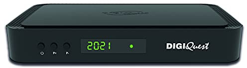 DIGIQUEST Decoder tivùsat COMBO 4K Q60 | Ricevitore satellitare HbbTV, doppio tuner | Videoregistratore e Timeshift | Mediaplayer | Smartcard tivùsat inclusa | Nero