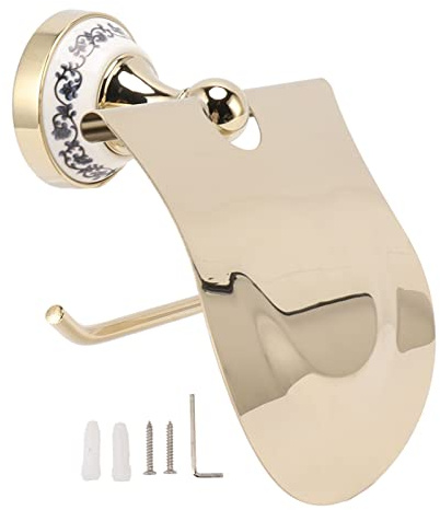YWBL-WH Toilettenpapierhalter Edelstahl Toilettenpapierhalter Toilettenpapierhalter Toilettenpapierhalter Gold für Badezimmer Küche