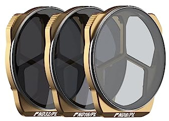 PolarPro - DJI Mavic 3 Pro - Vivid Collection - ND8/PL, ND16/PL, ND32/PL - Lightweight Aluminum - Cinema Series Glass