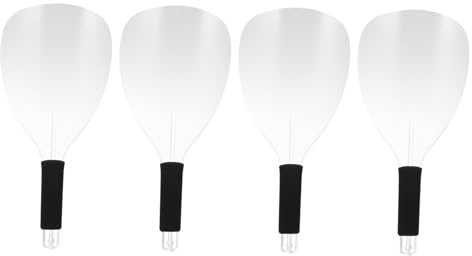 FRCOLOR 4 Stück-packung Transparentes Haarspray Schutzschild aus Kunststoff Tragbarer Gesichtsschutz für Friseure Pony Schutz Beim Haarschnitt Langlebiges Haarschneide Tool für Salon