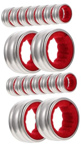 2sets Kitchen Drip Collar Wine Beer Drip Ring Bottle Red Drip Collar Bouchon Cauldrons Drip Catcher Collars Ring Drip Stop Collar Metal Drip Collar Drip Stop Ring Stainless 9pcs*2 IMIKEYA