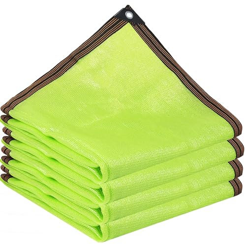Telo ombreggiante per serra, 7 x 16 m, con occhielli, 85% protezione solare per piante da giardino, pergola, copertura auto, resistente ai raggi UV, rete ombreggiante rettangolare, rete verde da