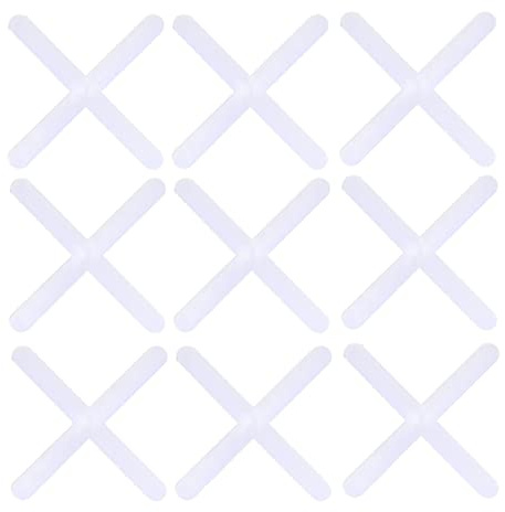 Holibanna 2000piezas Partículas De Caucho Cruzadas De Baldosas Para Pared y Suelo De Lechada Herramientas De Instalación Para Alicatador De Cerámica