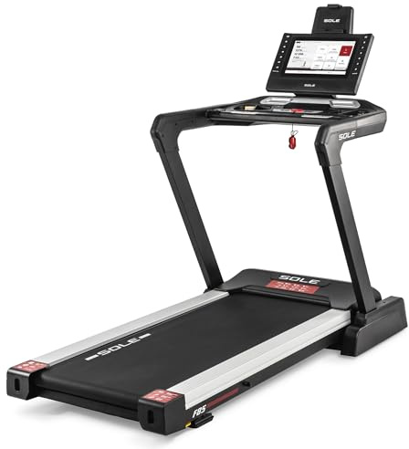HAMMER Laufband F85 – Fitness Laufband mit starkem Motor, bis 22 km/h, TFT-Touchscreen, 10 Trainingsprogramme, Pulssensoren & Steigungfsunktion – klappbar & leise für Zuhause