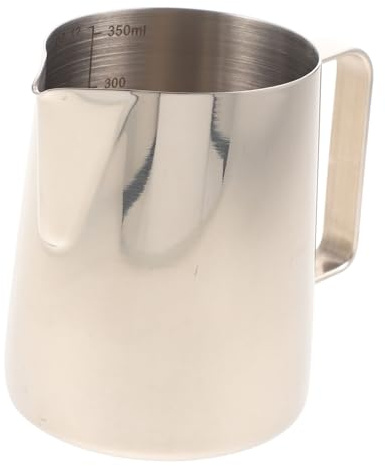 BESTYASH Pichet à Lait Mousseur Acier Pour Maison Usage Design Ergonomique Facile Nettoyer Lave-vaisselle