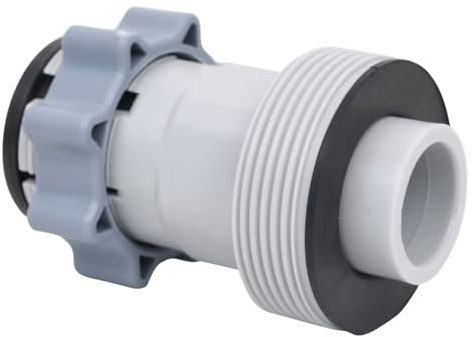 Gecheer 38mm Pool Hose Adapter for Plunger Valves & Pool Equipments - Grey Model92805