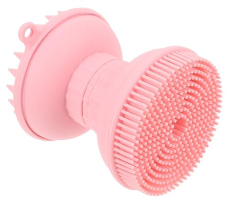 OUNONA Kopfhaut Massagebürste Shampoo Bürste aus Silikon für Gesicht und Haar Sanfte Peelingbürste Nass und Trocken Geeignet für Kopfhautmassage und Barbershop Handlich und Leicht zu
