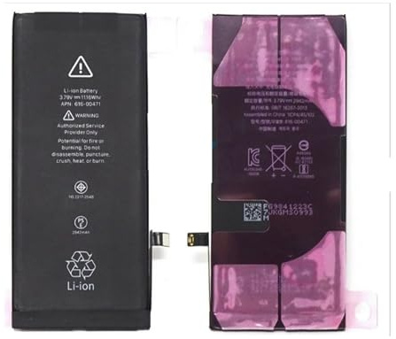 Batteria compatibile con iPhone XR Capacita (2942 mAh) Ioni di Litio | Adatta per i modelli A1984, A2105, A2106, A2108 con biadesivo