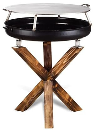 Barbecue Braciere Completo di piastra acciaio inox