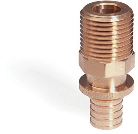 Rehau Rautitan RX Übergang mit AG, 32 mm x R 3/4, Rotguss