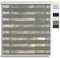 EFIXS Doppelrollo mit Kassette Montage Wand/Decke mit Bohren Breiten: 40-220, Höhe: bis 240 Hier: BxH (200 x 175) cm (Grau) Premium Duorollo, oder ohne Bohren mit Klemmhalter am PVC-Fenster
