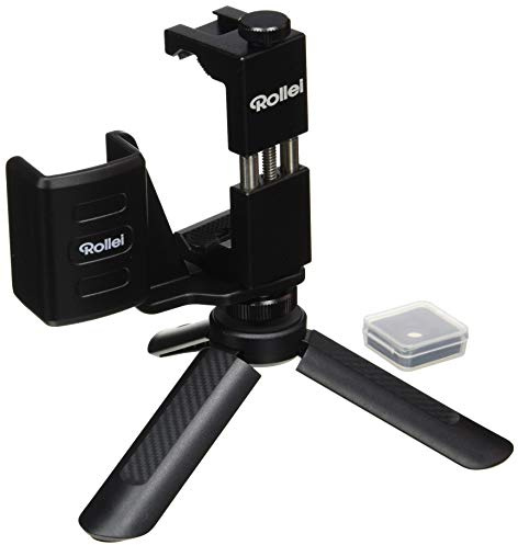 Rollei Easy Creator Selfie Monitor 3,97 Smartphone Rückkamera Magnetisch Vlog Bildschirm für iPhone und Android für TikTok Live Streaming Bleu Smartphone-Vlog-Selfie-Monitor-Bildschirm