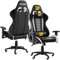 BraZen Sentinel PC Adult Chairs Gaming Chair for Adults Ergonomic Office Seat Computer Gaming Chairs for Adults Video Game Chaors Gamer PC - White