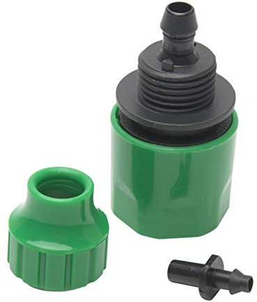 Lot de 2 raccords rapides de tuyau d'arrosage pour tuyau d'arrosage de 4/7 mm 8/11 mm, pour tuyaux d'arrosage, buses de pulvérisation