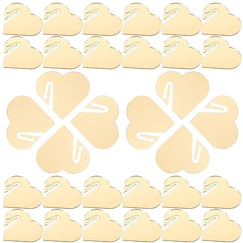 EXCEART 50 Stück Etiketten Trinken Tassen Herz-weinglasmarker Wiederverwendbare Weinanhänger Dekorative Weinanhänger Zarte Cup-marker Weinmarker Für Die Party Acryl Getränke Requisiten