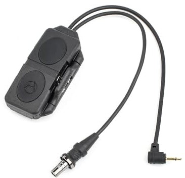 NECARL Dual Pressure Switch Remote Pressure Switch, Tactical Light Switch with SF + 2.5mm Plug for M300 M600 Scout Weapon Flashlights + PEQ DBAL NGAL, Fit for 20mm Picatinny Rail
