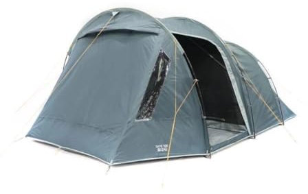 Vango Skye 500 Tent Family Camping Festival Stand-Up Tunnel Tent | Waterproof, Easy Setup, 3000mm HH & PowerFlex Poles (Deep Blue, 500 (5 Person))