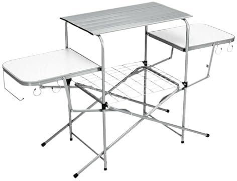 AMYSTY Campingtisch Klappbar Falttisch Klapptisch, Multifunktionaler Tisch, Tisch Aus Aluminiumlegierung, Tragbar, Camping, Selbstfahrende Tour Klapptisch Klappcampingtisch Camping Tisch