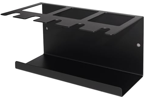 Zahnbürstenhalter Wandbefestigter Elektrischer Zahnbürstenhalter Edelstahl Zahnbürstenhalter Elektrische Zahnbürstenhalter Zahnpasta Halter Organizer Lagerung für Badezimmer (Schwarz)
