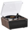 All in One Schallplattenspieler, Bluetooth-Plattenspieler mit eingebauten 4 Stereo-Lautsprechern, Phono-Vorverstärker, Hi-Fi-Plattenspieler für Vinyl-Schallplatten mit Magnetkartusche AT-3600L (MM)