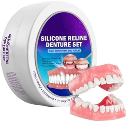 Greatfit - Kit di reline in silicone per protesi, kit di reline in silicone, kit di reline per protesi, kit di reline per protesi morbida, kit di reline per protesi morbida per uomini e donne (1)