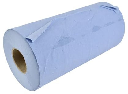 Arctic Hayes Multipurpose Wiping Paper, 2-Ply Centrefeed, Blue Roll Recycled, Sheet Size: 25 x 38cm, 105 Sheets (40m) per Roll