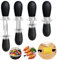 8 Piezas Pinchos para Mazorcas de Maíz, Pinchos Barbacoa Reutilizables,tenedores de maíz de acero inoxidable, Soporte para Mazorcas de Maíz, para Cocina, Hogar, Barbacoa, Picnic