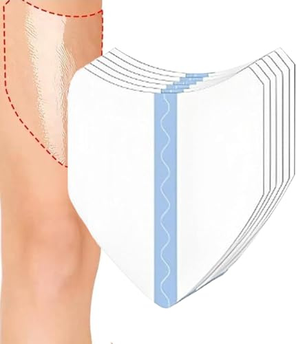Duroecsain Protection anti-frottement pour l'intérieur des cuisses – Lot de 5 protège-cuisses transparents anti-frottements pour femme – Rembourrage en gaze respirant pour l'intérieur du sport en