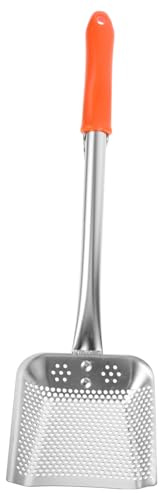 POPETPOP Colador De Acero Inoxidable Mango Espumadera Ranurada Para Filtrar Colar Leche Jugos Cocina