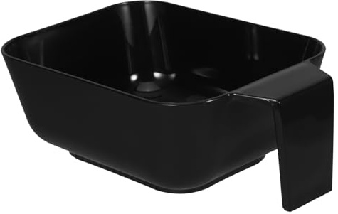 OATIPHO Tazón de Teñido con de Plástico para de Color de Cabello Herramienta Profesional de Coloración para Salón y Doméstico Negro