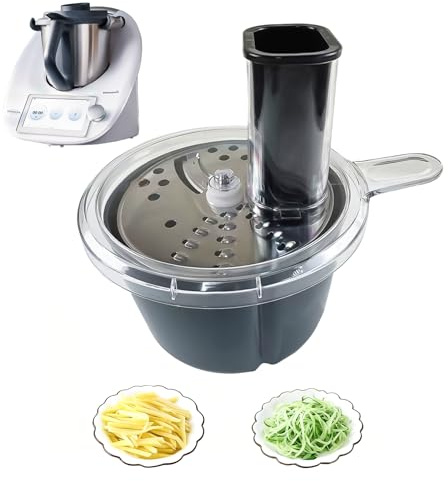 Coupe Legumes Multifonctions, Robot Cuisine Pour TM5 TM6 ABS Et Acier Inoxydable Spiraliseur De Légumes Traitement Efficace Des Légumes Adapté À La Préparation Culinaire