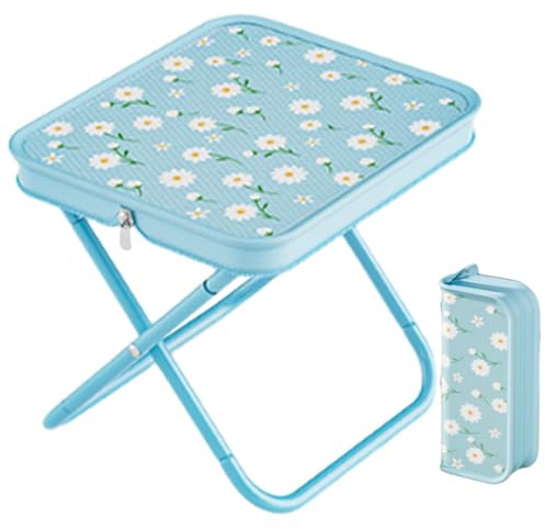 Kanoauo Sgabello Pieghevole,Sgabello Pieghevole da Esterno - Design Compatto Per Camera, Cucina, Bagno E Uso Esterno
