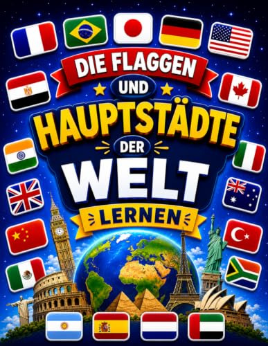 Die Flaggen und Hauptstädte der Welt lernen: Flaggenführer