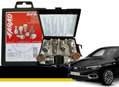 KIT BULLONI ANTIFURTO RUOTE LEGA/ACCIAIO STIL-BULL 1 PER FIAT TIPO DAL 2015