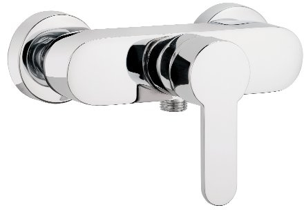 aquaSu® Einhandmischer Sanmix Style für Brause | Chrom | Wasserhahn | Einhebelmischer