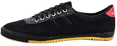 Shuang Xing Sneaker - Kampfkunst Sport Parkour Wushu Schuhe Schwarz 45