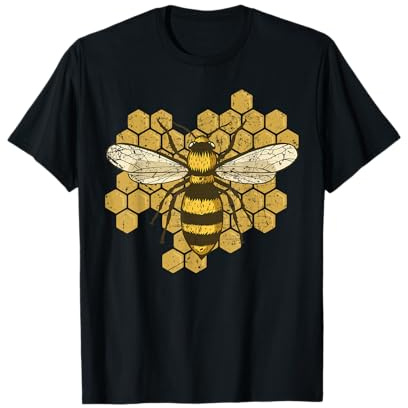 Honey Bee Beekeeper Ape Retro Vintage Beekeeper Beekeeping B Maglietta