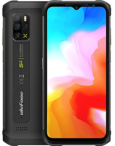 5G Telefono Robusto Ulefone Armor 12, 8GB+128GB, 6,52 Pollici Android 11 Rugged Smartphone, Fotocamera Posteriore Quad 48MP, Altoparlante HiFi,Impermeabile IP68 IP69K,Ricarica Wireless GPS NFC Arancia